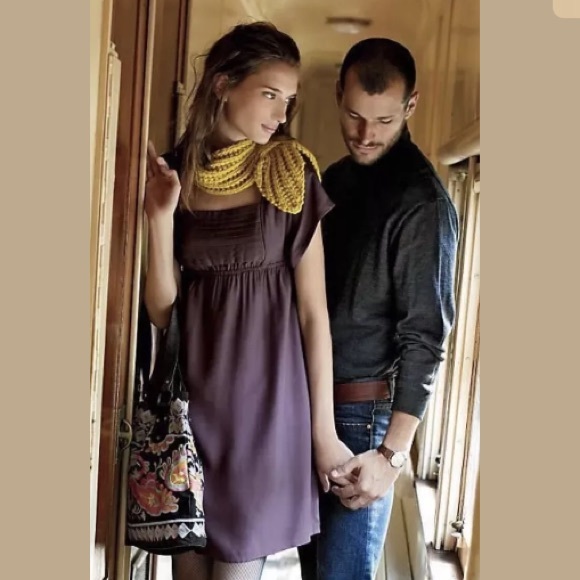 Anthropologie Dresses & Skirts - Anthropologie Maeve Purple Kimono Sleeve dress